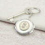 Personalised 60th Birthday Shilling Compact Mirror Keyring, thumbnail 2 of 8