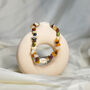 Autumn Elegance Gemstone And Pearl Bracelet, thumbnail 1 of 4