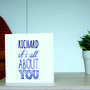 'Its All About You' Greetings Card, thumbnail 3 of 3