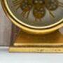 Gold Distressed Moving Gears Mantel Clock Roman Numeral, thumbnail 8 of 8