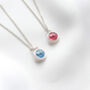 21st Birthday Birthstone Sterling Silver Necklace – 21st Gift For Her, thumbnail 5 of 10