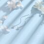 Sterling Silver Hydrangea Flower Cz Threader Earrings, thumbnail 6 of 12