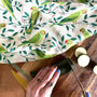 Parakeets Organic Cotton Tea Towels, Set Of Two, thumbnail 4 of 5
