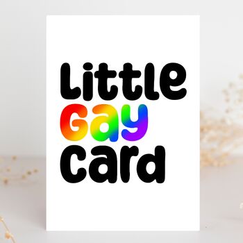 Little Gay Card Valentine's Day Card, 2 of 6