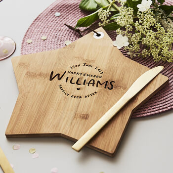 Wedding Personalised Chopping/Cheese Board, 6 of 6