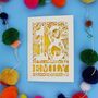 Personalised 18th Birthday Card Papercut Woodland Design, thumbnail 5 of 11