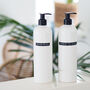 Refillable White Bottle With Personalised Label, thumbnail 1 of 8