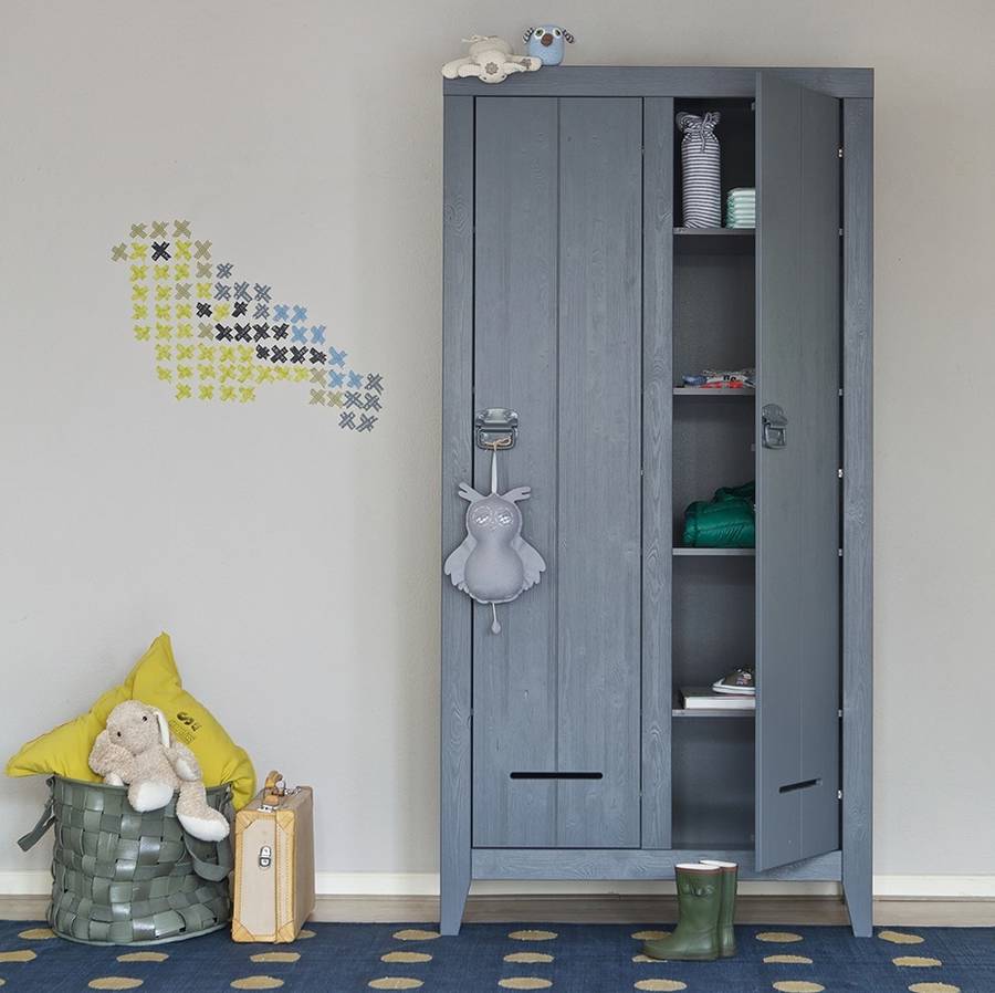Children's Kluis Locker Style Pine Cabinet, 1 of 2