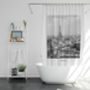 Black And White Paris Shower Curtain, thumbnail 2 of 4