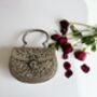 Amritsar Antique Handcrafted Kundan Clutch Bag, thumbnail 5 of 9