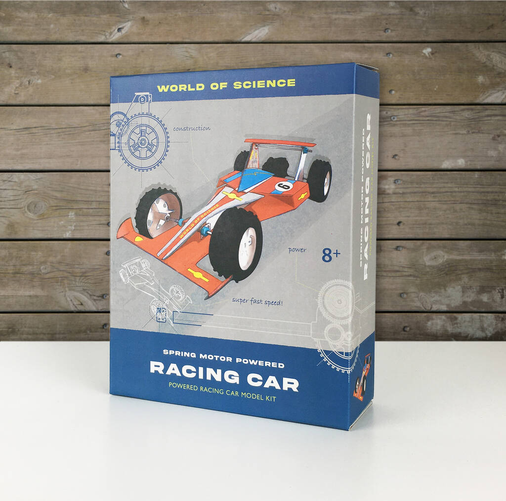 Make Your Own Spring Motor Powered Racing Car, 1 of 10