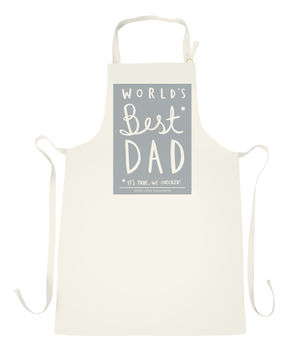World's Best Dad Personalised Apron, 4 of 5
