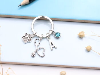 Personalised Veterinary Keyring Vet Thank You Gift, 5 of 11