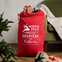 Reindeer Special Delivery Personalised Christmas Sack, thumbnail 1 of 2