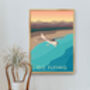 Go Flying Travel Poster Art Print, thumbnail 5 of 8