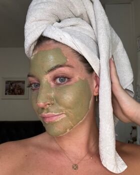 French Green Clay Mask And Calming Mask Oil Set, 4 of 6