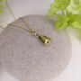 Solid 14ct Gold Sunflower Seed Necklace, thumbnail 1 of 6