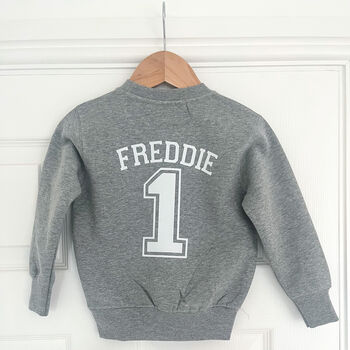 Personalised Name And Age Birthday Jumper, 7 of 10
