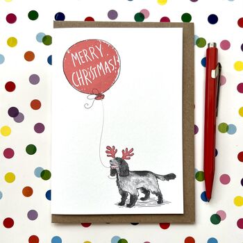 Cocker Spaniel Christmas Card, 6 of 6