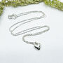 Sterling Silver Heart Necklace, thumbnail 3 of 12
