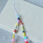 Custom Shroom Beaded Phone Strap, thumbnail 2 of 4