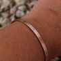 Rose Personalised Cuff Bracelet, thumbnail 3 of 5