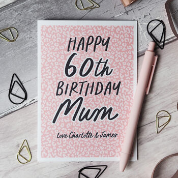 Personalised 60th Birthday Card For Mum, 2 of 4