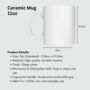 Personalised Minimalistic Best Teacher Friend Floral Mug Gift, thumbnail 8 of 9