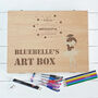 Personalised Ballerina Child's Art Box, thumbnail 1 of 12