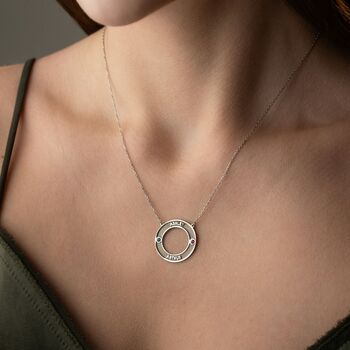 'Circle Of Love' Family Birthstone Necklace, 6 of 10