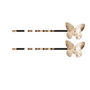 Gold Butterfly Hair Clips, thumbnail 7 of 8