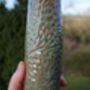 Hand Made Turquoise Ceramic Tall Vase, thumbnail 5 of 10