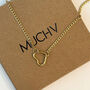 Women’s Dainty Curb Chain Necklace With Heart Carabiner Charm Clasp In 18k Gold, thumbnail 4 of 7