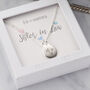 Personalised Necklace For Sister In Law With Birthstone, thumbnail 1 of 6