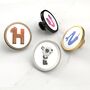Alphabet Animal Cupboard Door Knobs. Cabinet Knobs For Childrens Bedrooms Furniture Baby Nursery Wardrobes And Playroom Initial Letters, thumbnail 1 of 9