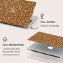 Caramel Spotted Mac Book Hard Case, thumbnail 3 of 9