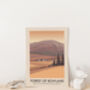 Forest Of Bowland Aonb Travel Poster Art Print, thumbnail 3 of 8