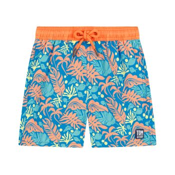 Father And Son Botanical Print Matching Swim Shorts, 8 of 8