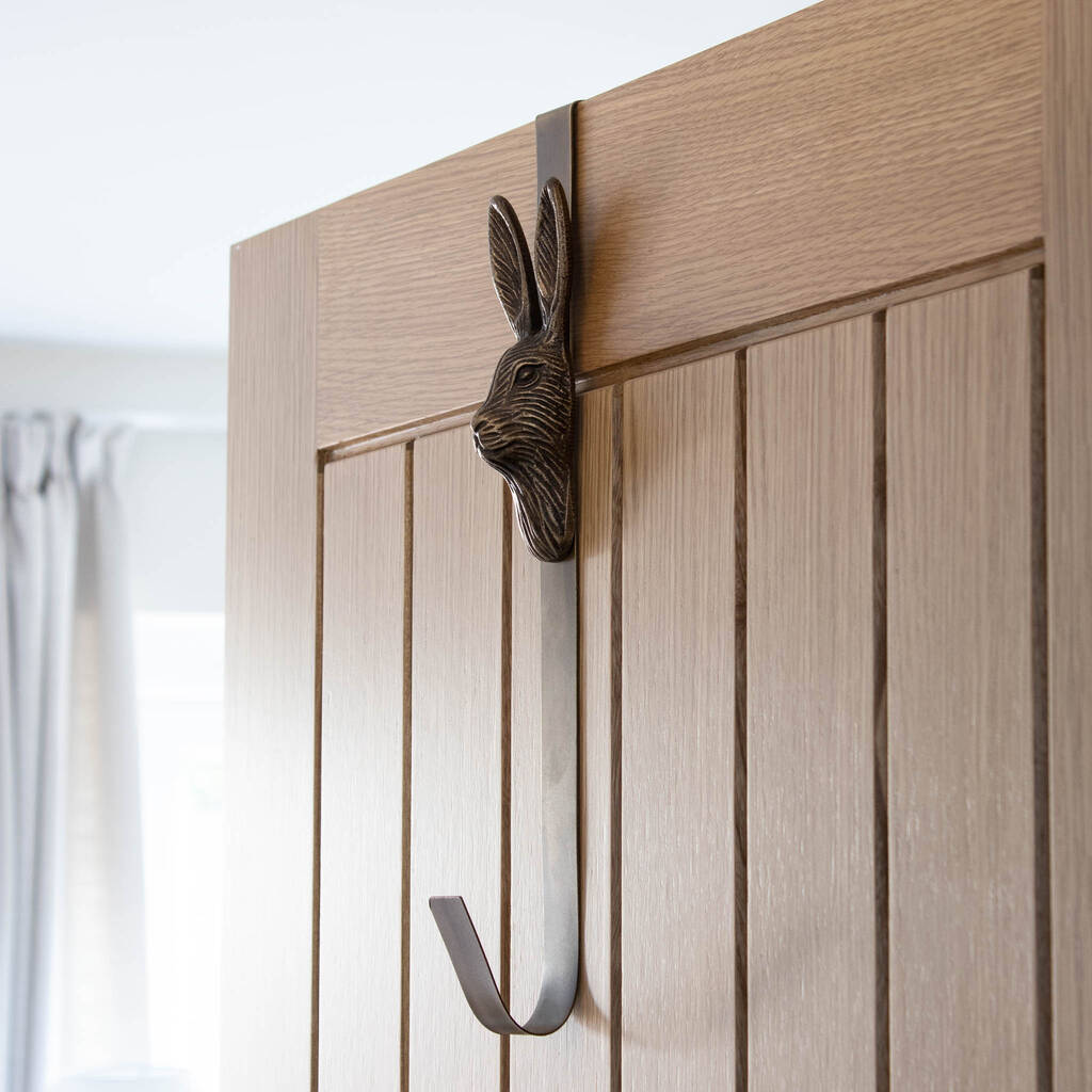 Brass Hare Christmas Wreath Hanger By Marquis & Dawe