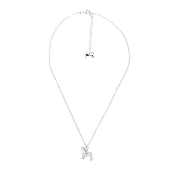 Personalised King Charles Spaniel Silver Necklace, 3 of 7