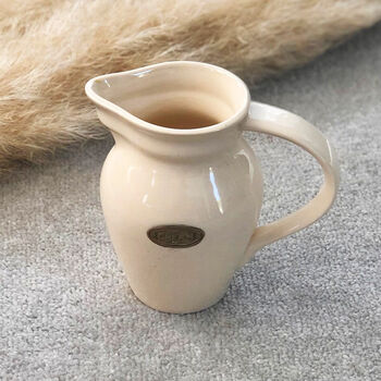 Country Ceramic Milk And Creamer Jug, 8 of 9