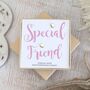 Yellow Gold Earrings, Special Friend, thumbnail 1 of 4