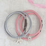 Personalised Sterling Silver And Leather Wrap Bracelet, thumbnail 4 of 8
