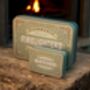 Firelighter And Match Tin Set Fireside Storage Living Room Home Gift In Cream, thumbnail 2 of 12