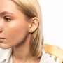 Bar Stud Plain Earring Sterling Silver, thumbnail 5 of 11