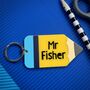 Thank You Teacher Pencil Keyring, thumbnail 5 of 5