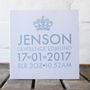 Personalised New Baby Birth Card, thumbnail 1 of 7