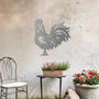 Rooster Metal Wall Art For Farmhouse And Garden Decor Gift, thumbnail 7 of 10