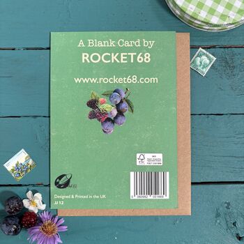 Fruit Jam Jar Congratulations/Well Done Card, 4 of 4