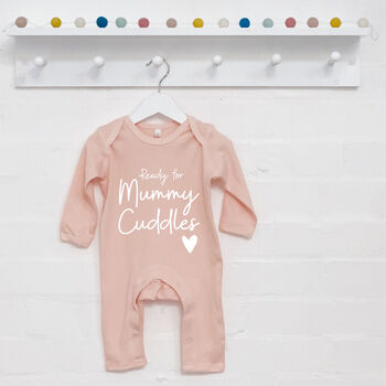 Ready For Mummy Cuddles. Mothers Day Babygrow, 9 of 10